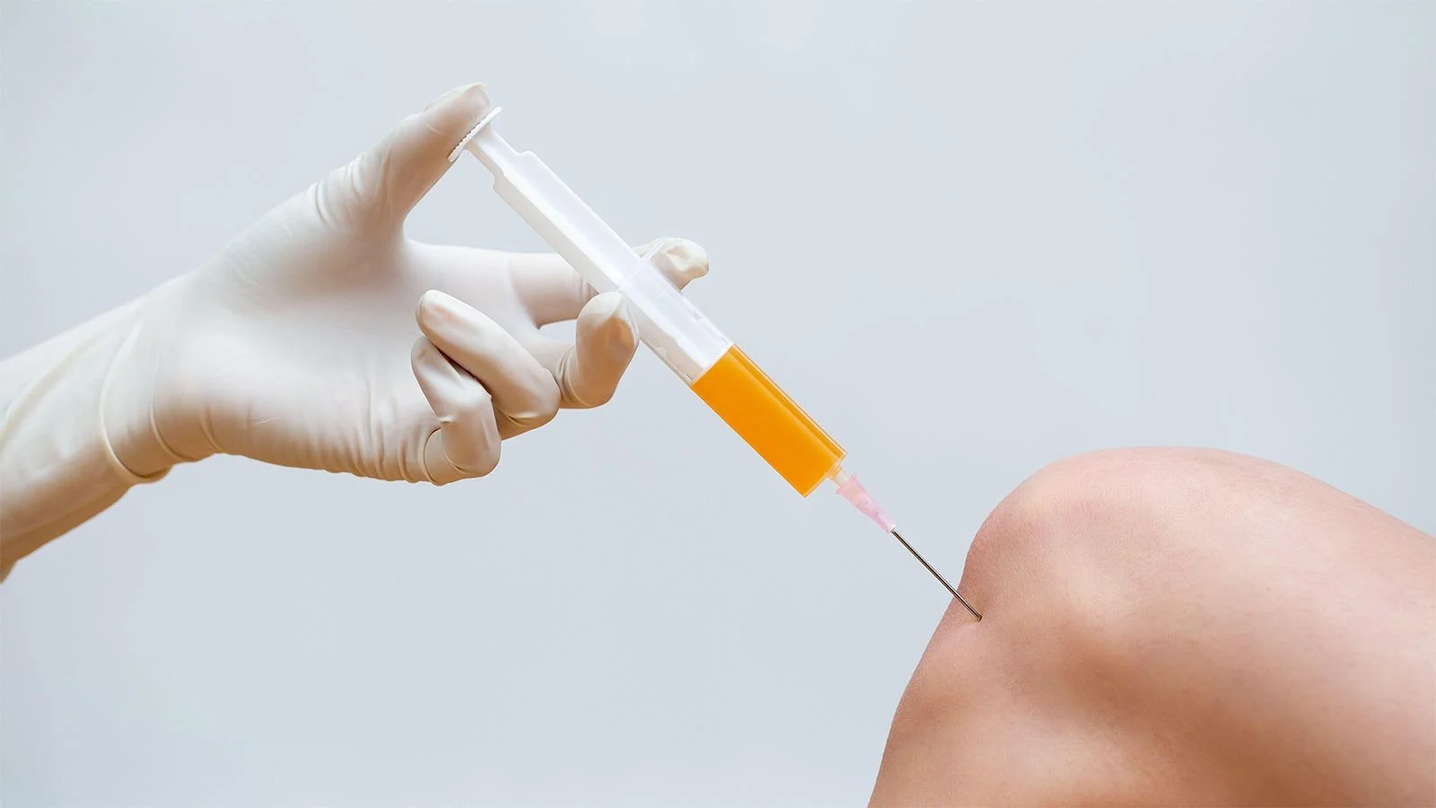 What are the different types of injections used in knee and hip osteoarthritis? 