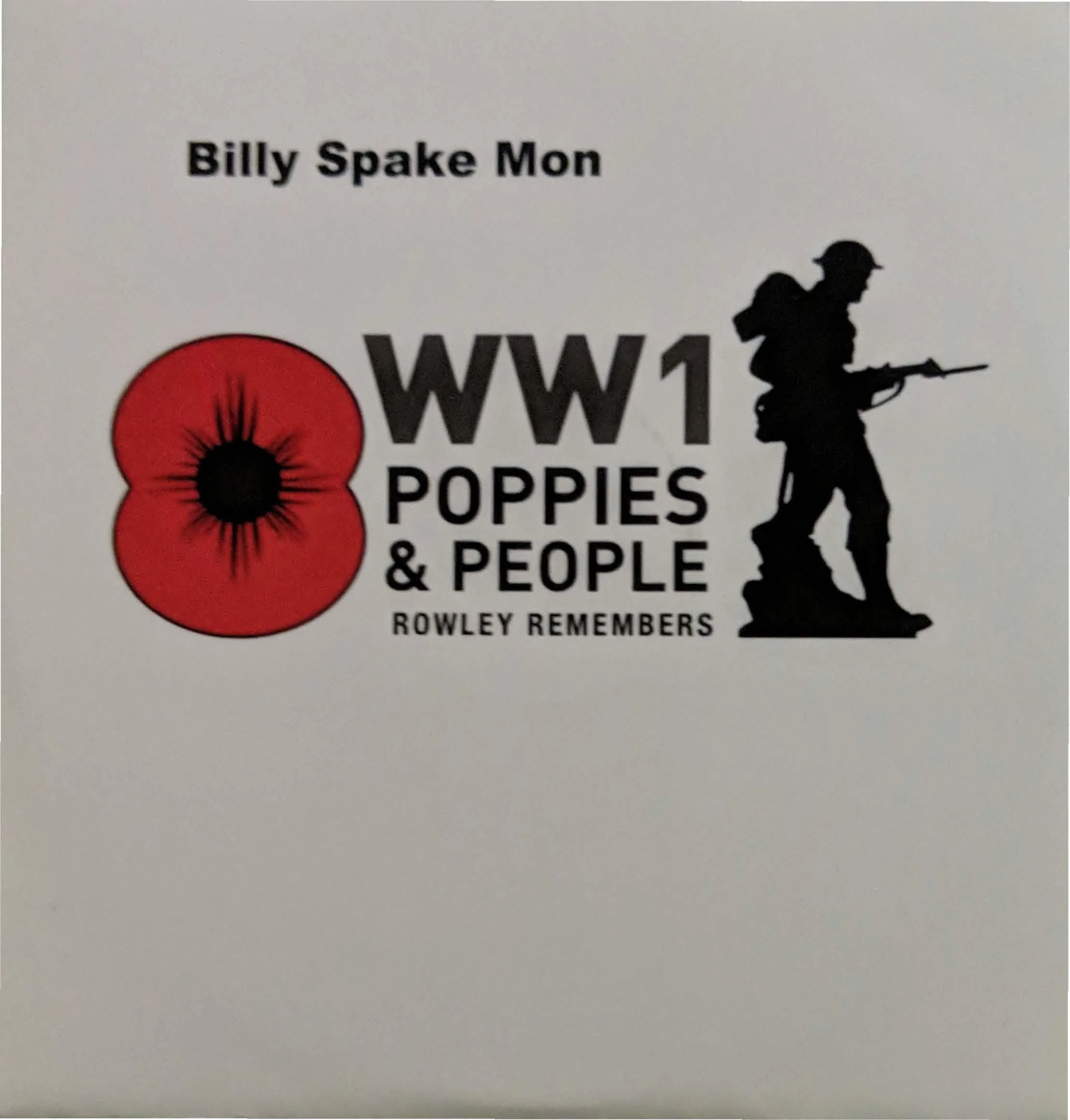 WW1 Poppies & People - Billy Spakemon