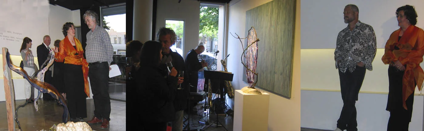 exhibition opening with beautiful speech by the wonderful marble carver and artist Peter Schipperheyn