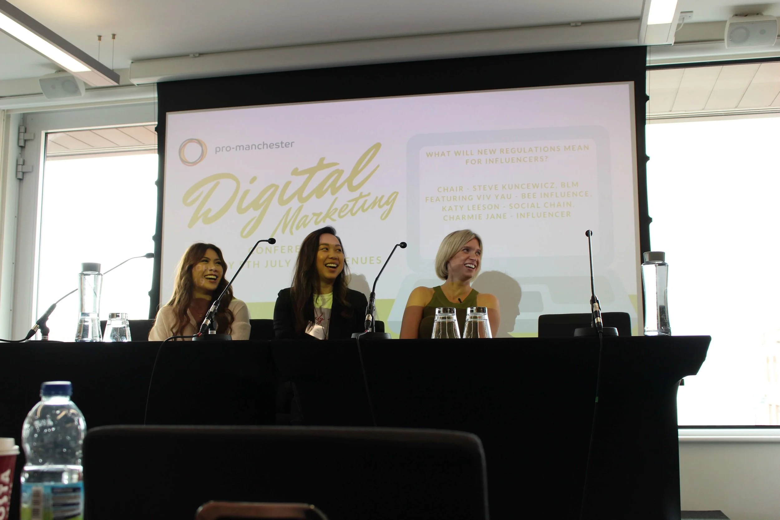 Bee Influence discuss influencer marketing at Pro Manchester panel ft. Social Chain &amp; Charmie Jane 