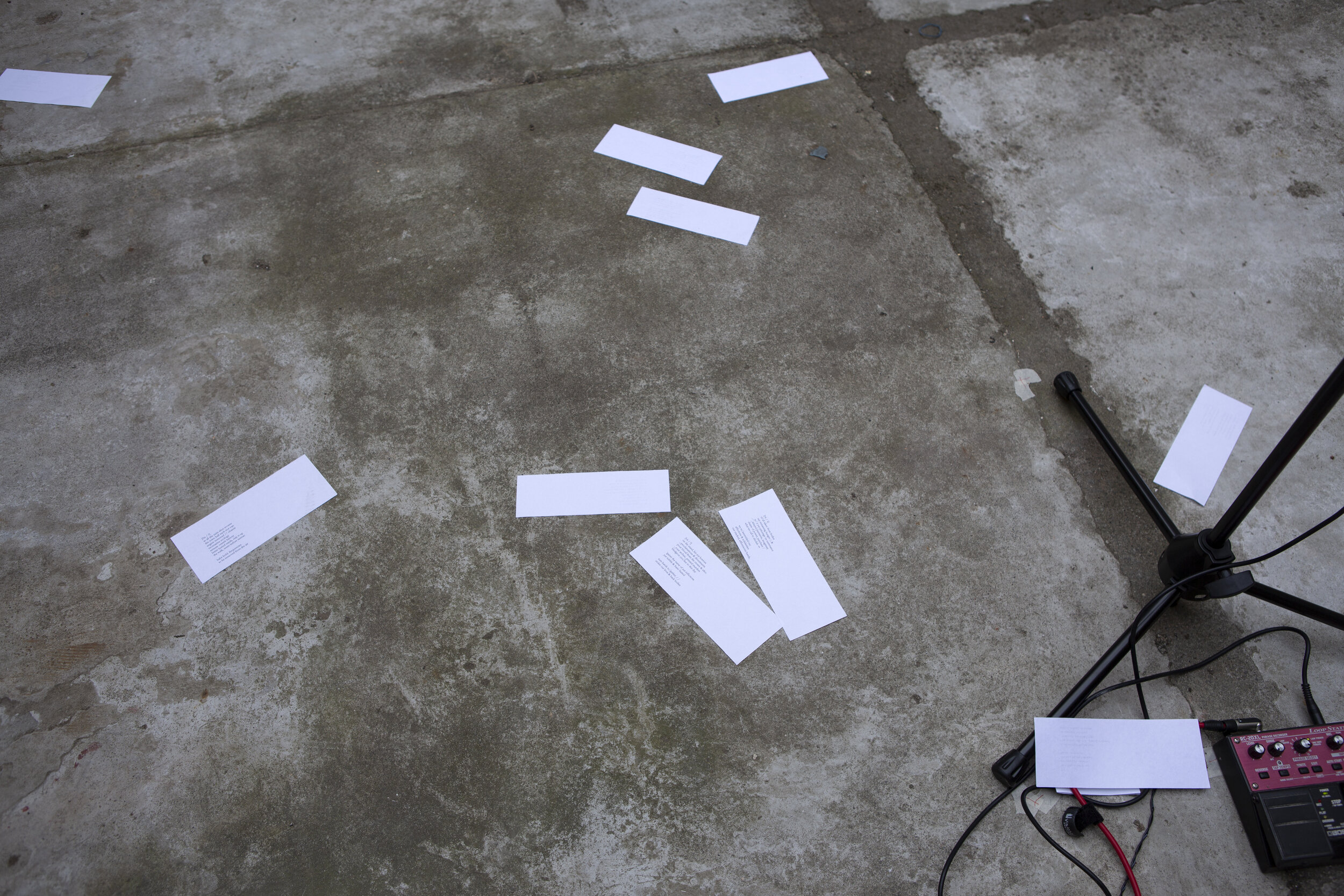 Nat Raha, performance documentation. Reading excerpts from a book length sequence – "Apparitions (or 9x9)" 