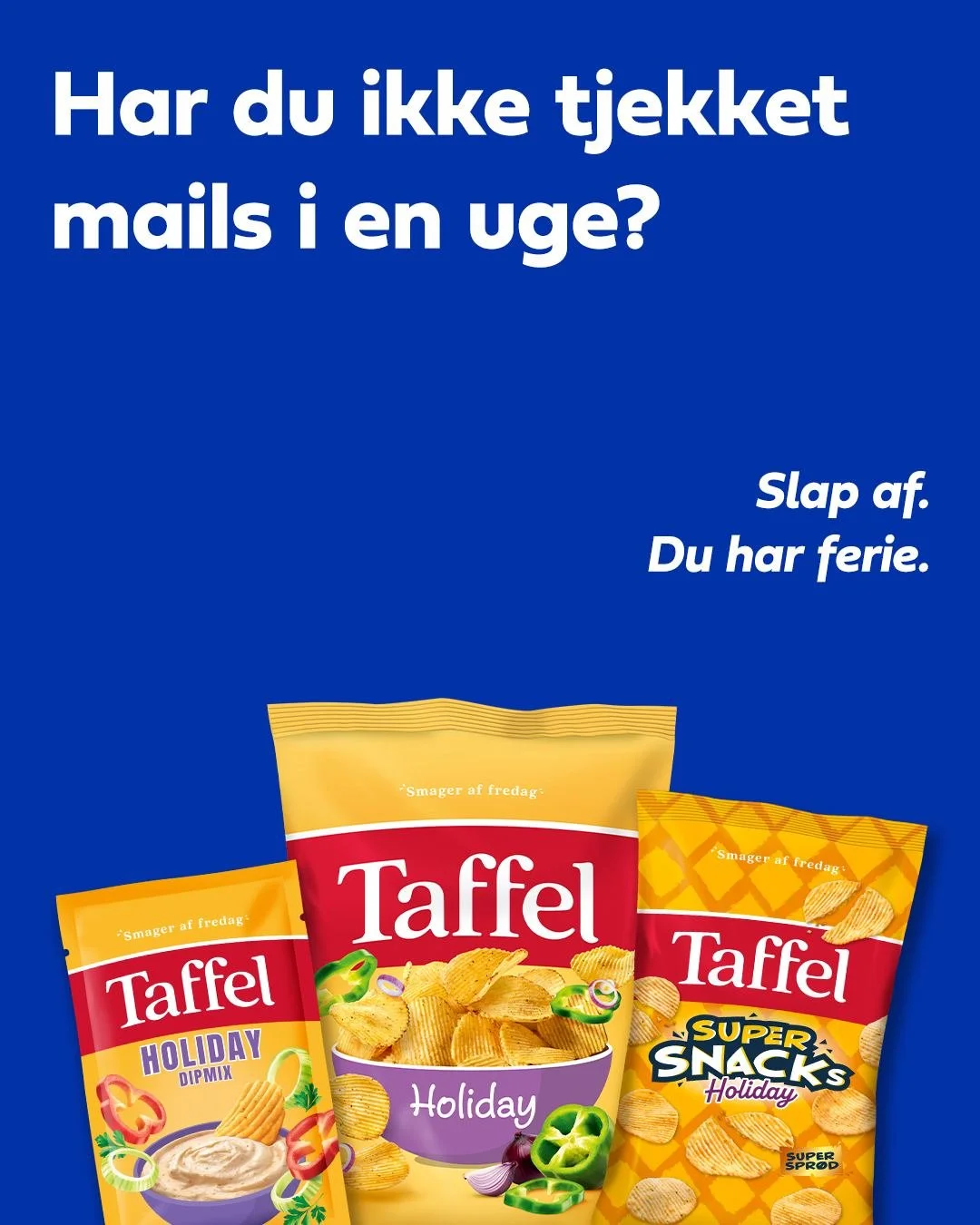 Slap af, indbakken holder ogs&aring; ferie ☀️ L&aelig;n dig tilbage, snup en Holiday, og lad autosvar tage sig af skrivearbejdet 📩