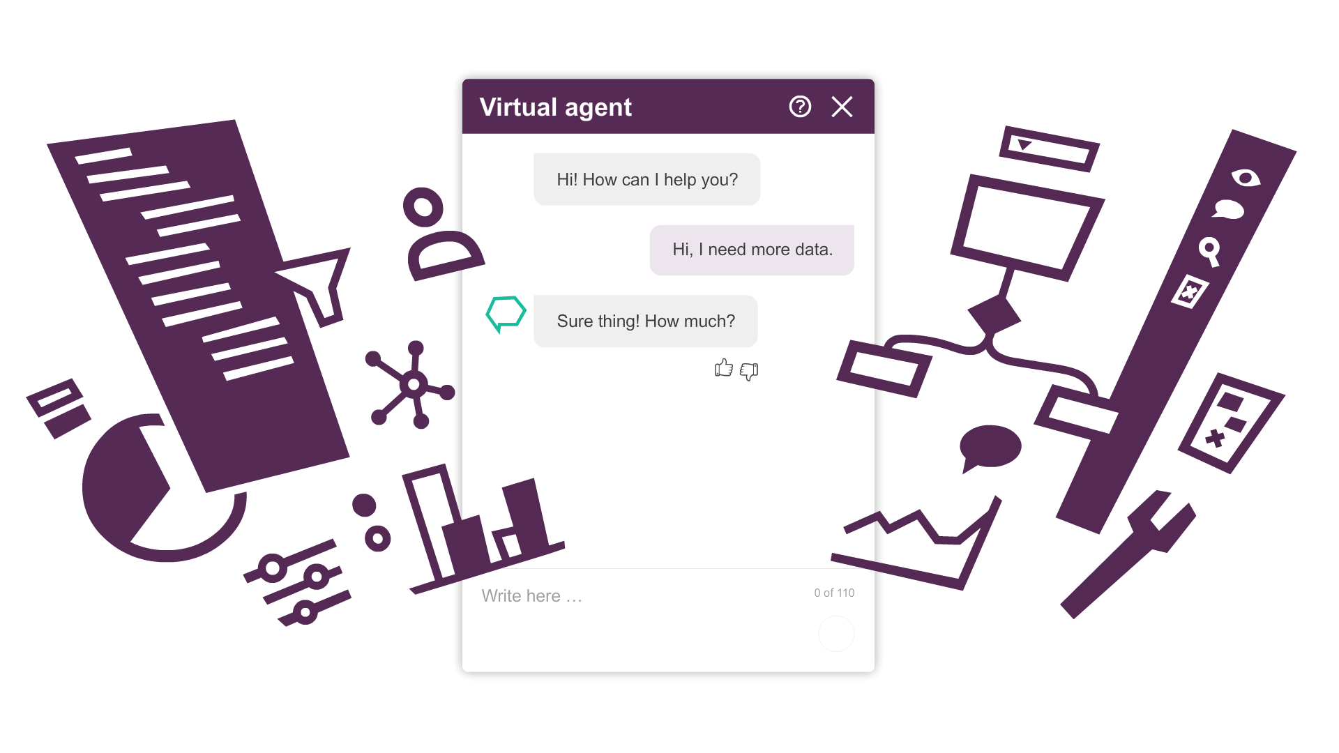 Conversational AI platform for enterprise, that will allow flexible integration with external systems