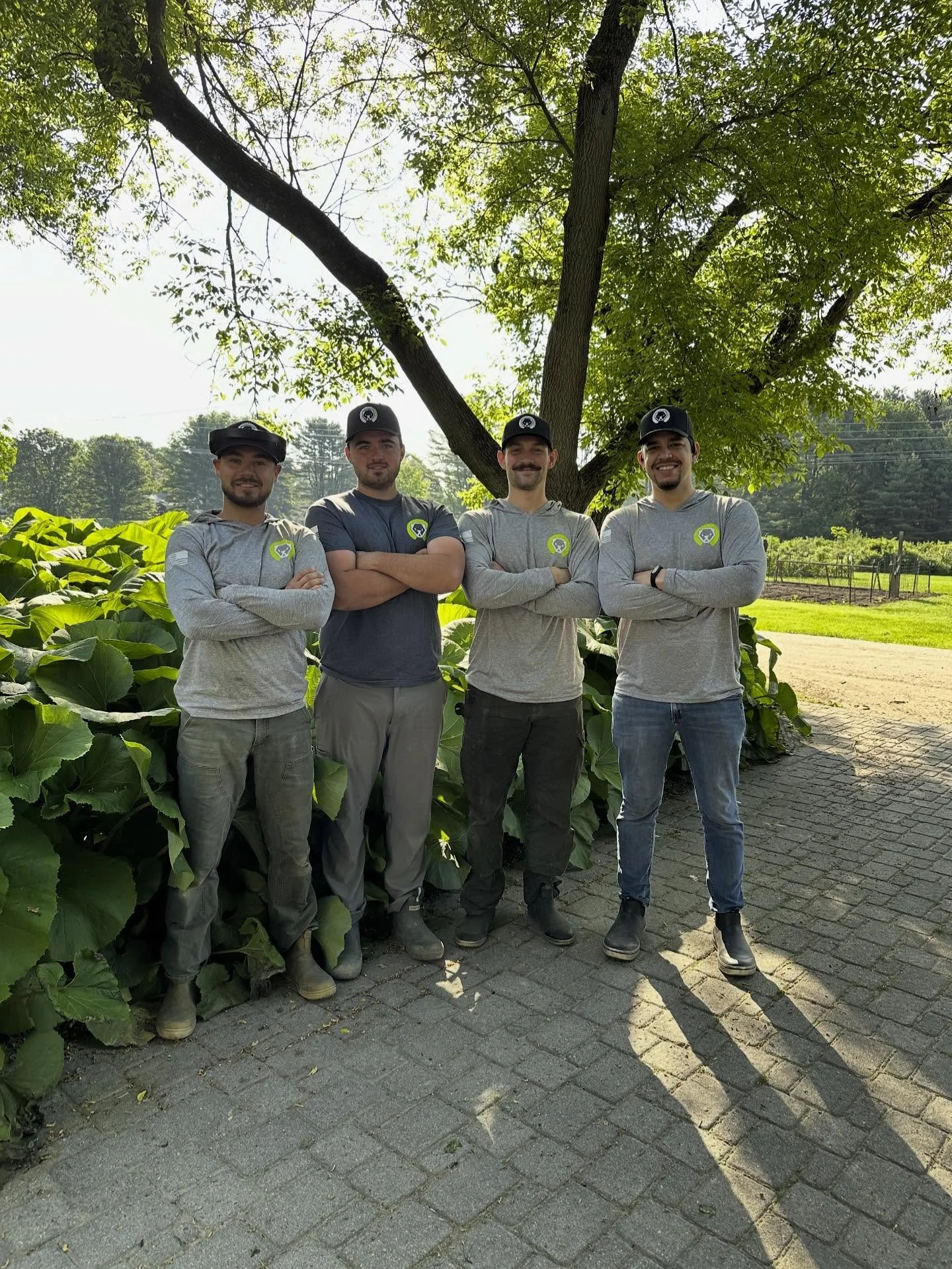 With 2025 in full swing, just a quick shoutout to the crew that makes it all happen. This team of solid guys shows up every day ready to bring your landscaping dreams to life &mdash; proud to roll onto the next project and continue crushing this land