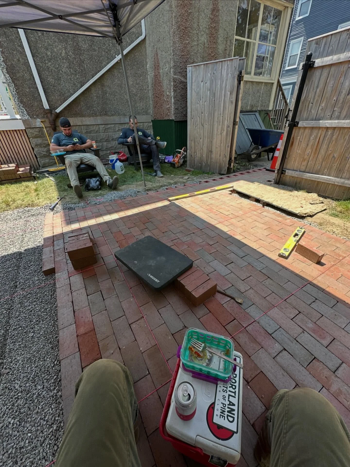 Dreaming about July job sites.
It&rsquo;s February.

#LittleLionLandscape
#Maine #landscape 
#foryou #hardscape