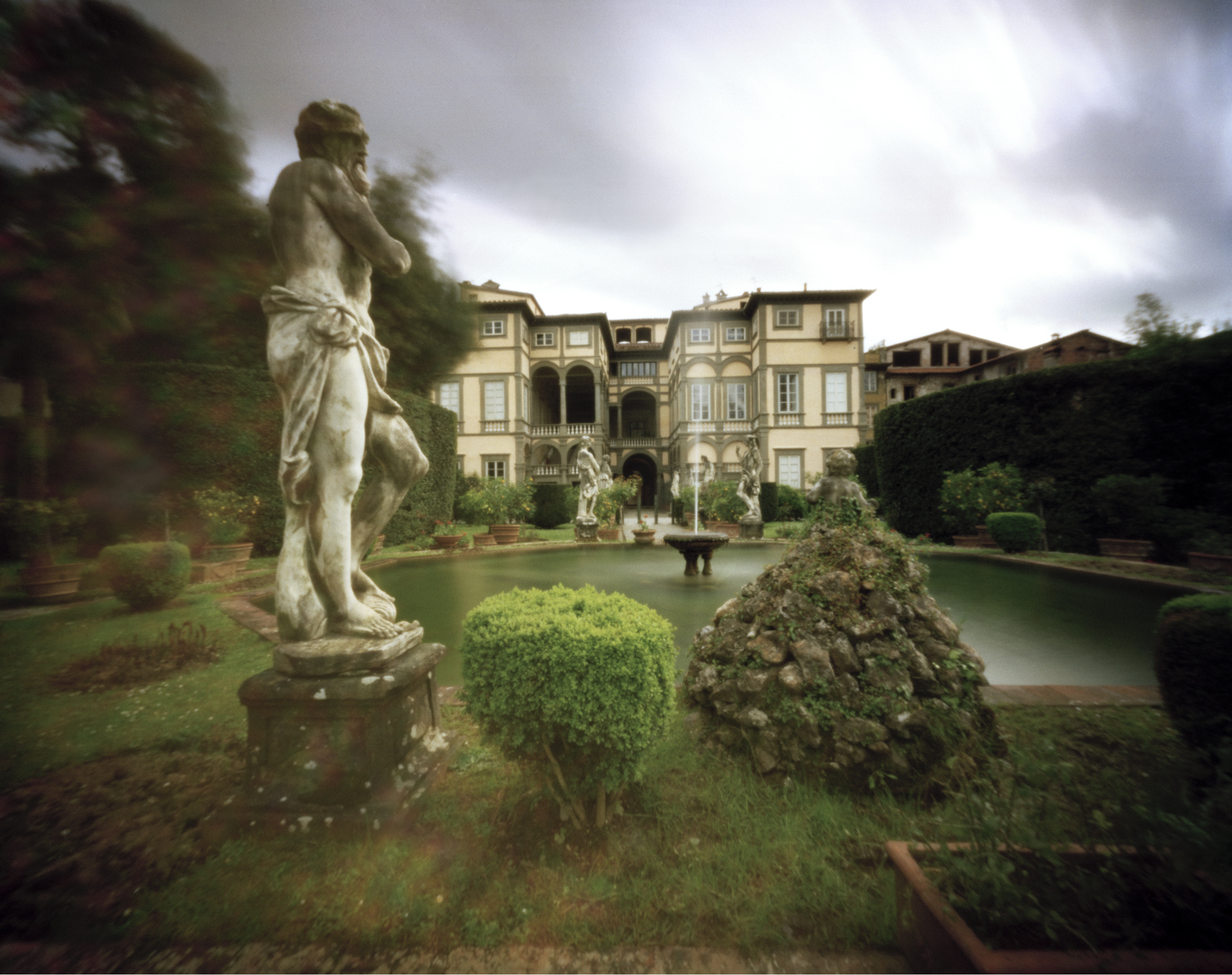 After Robert Pinnacle’s “Figure of Zeus in the Palace Gardens”
