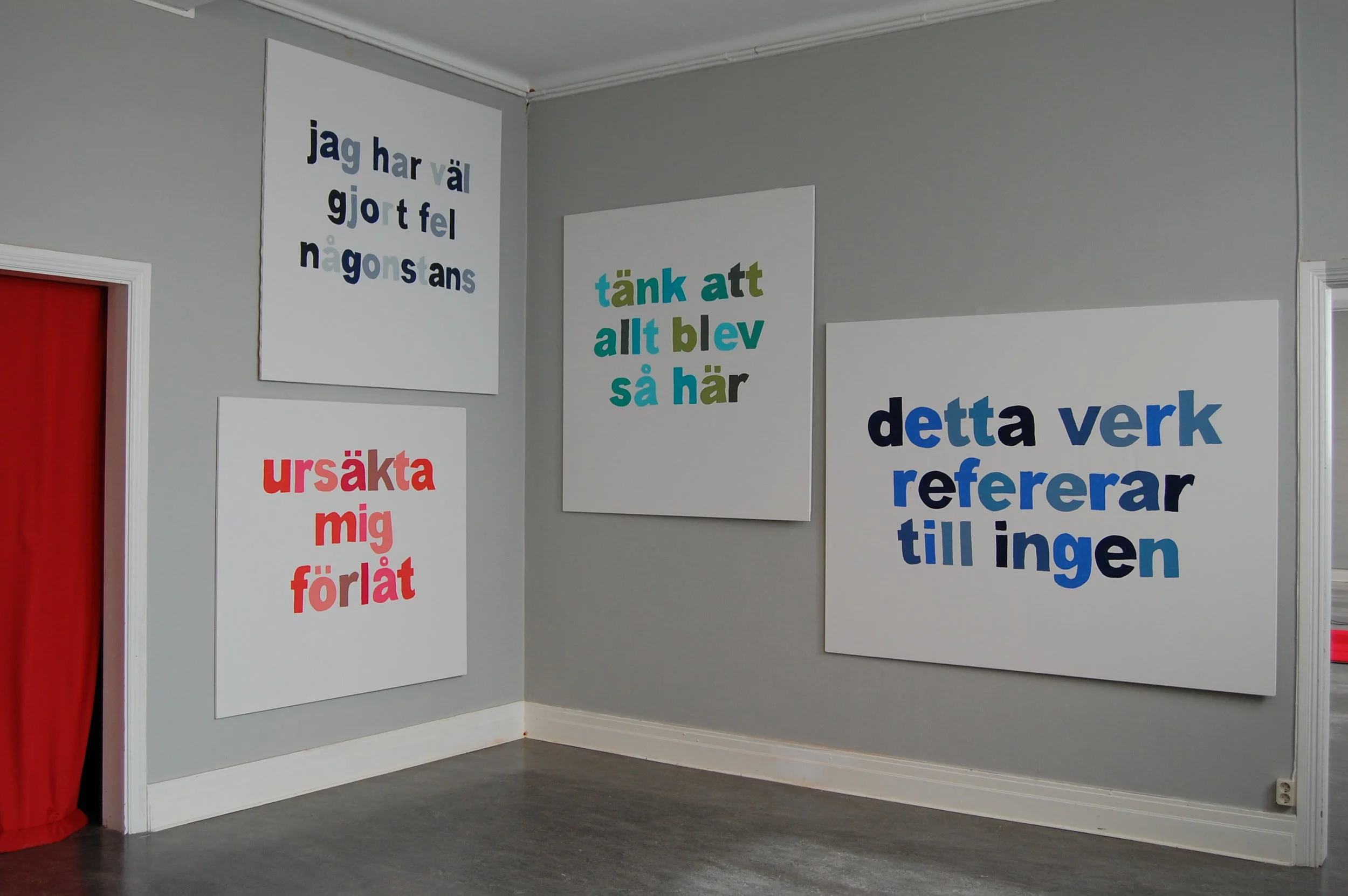    Tänk att allt blev så här   Ystad Konstmuseum 2008 