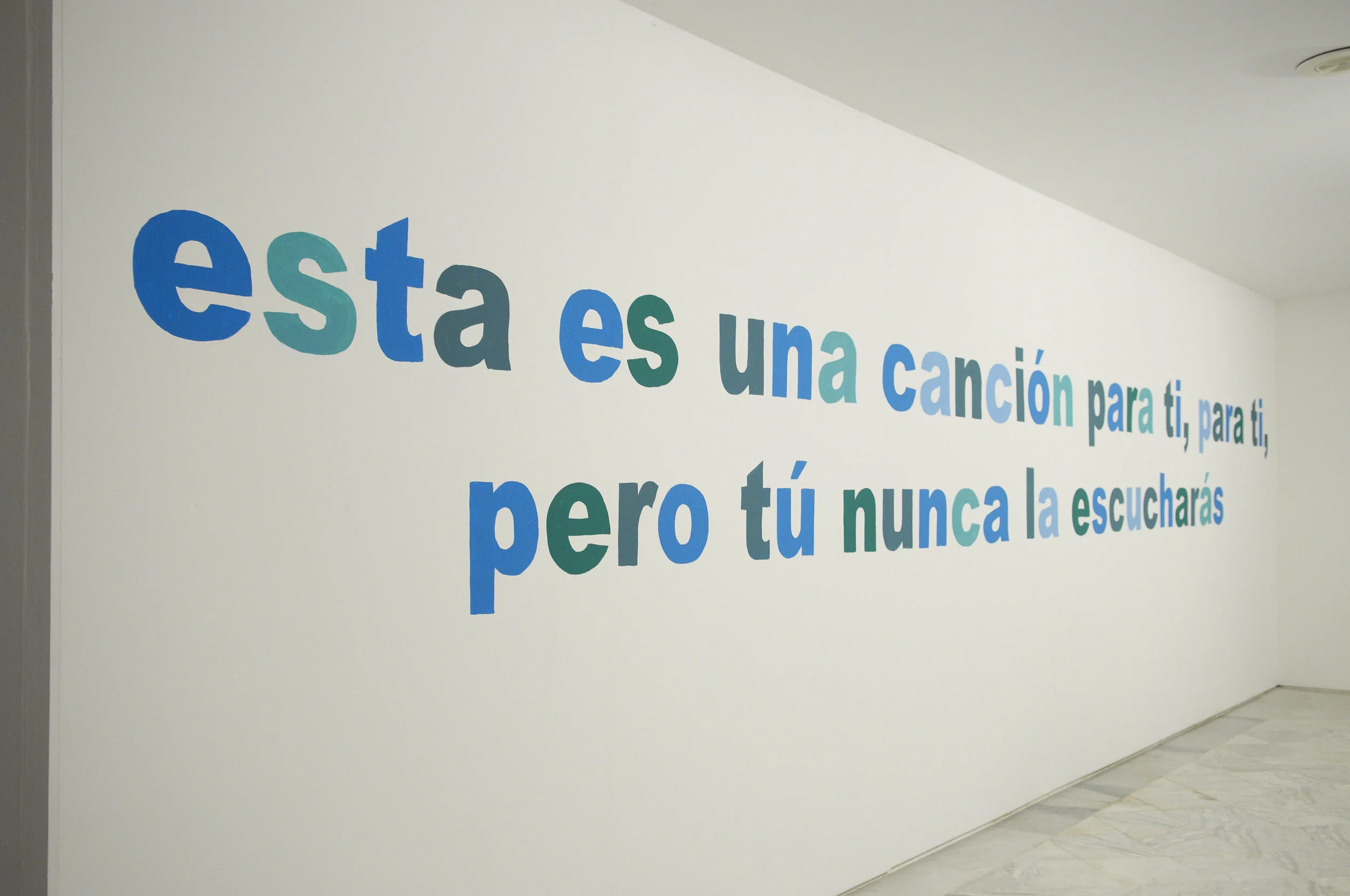 Songs by Annika Ström Soloshow at CAAC Seville curated by Juan Antonio Alvarez Reyes