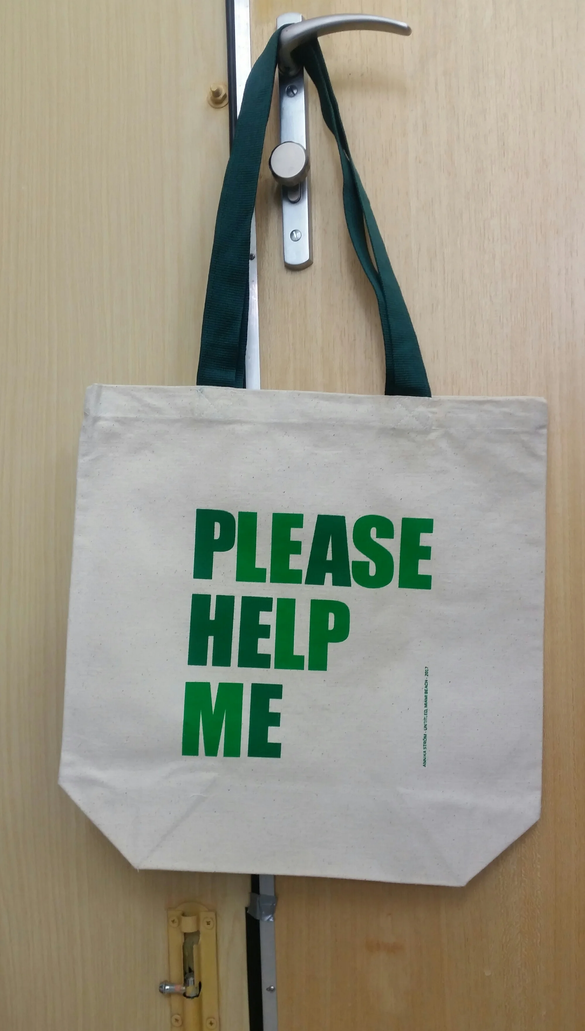  Please Help Me bag made for Miami Artfair 2017 