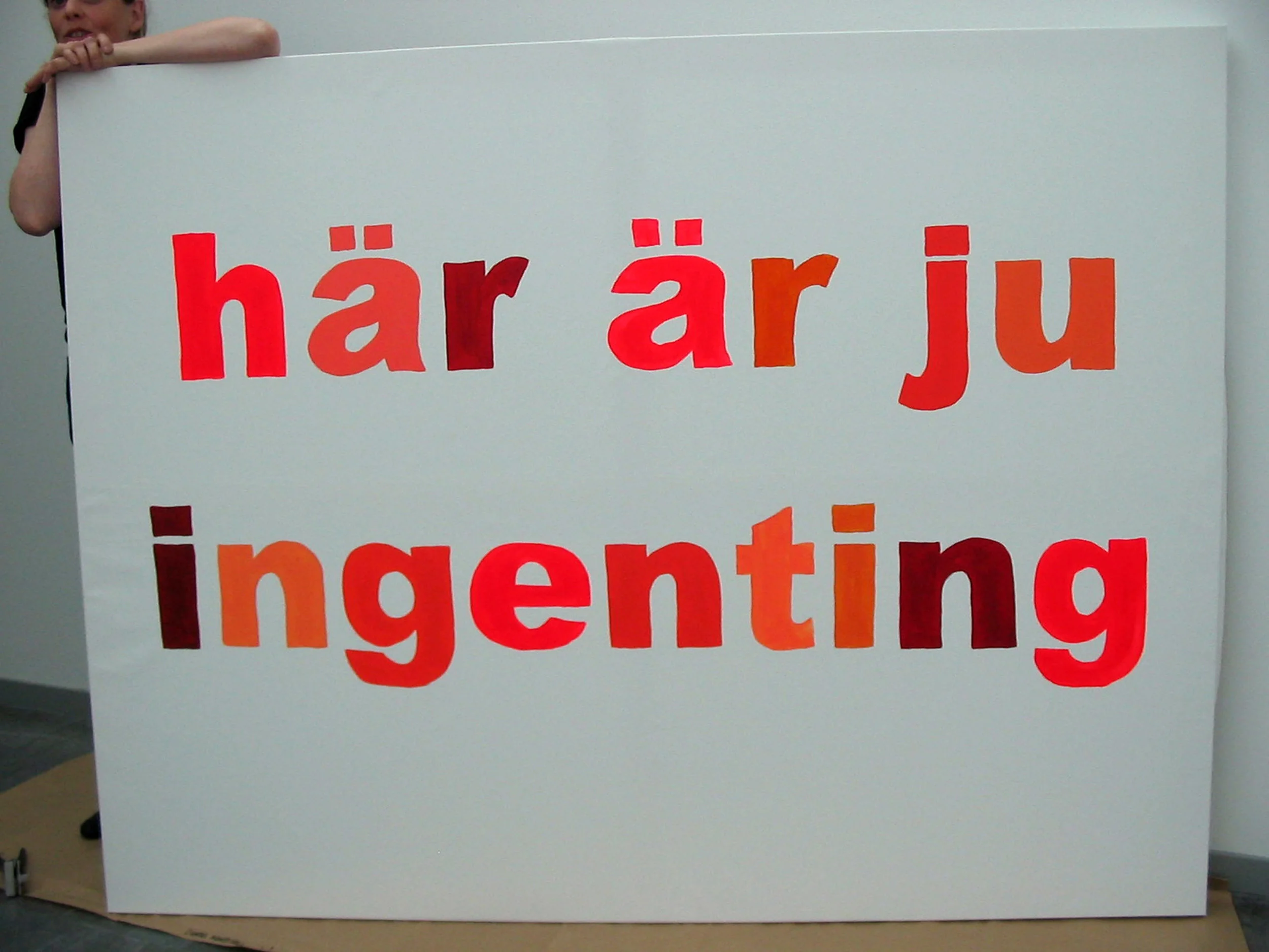   Jag vill kunna se vad det är  Lunds Konsthall 2007 