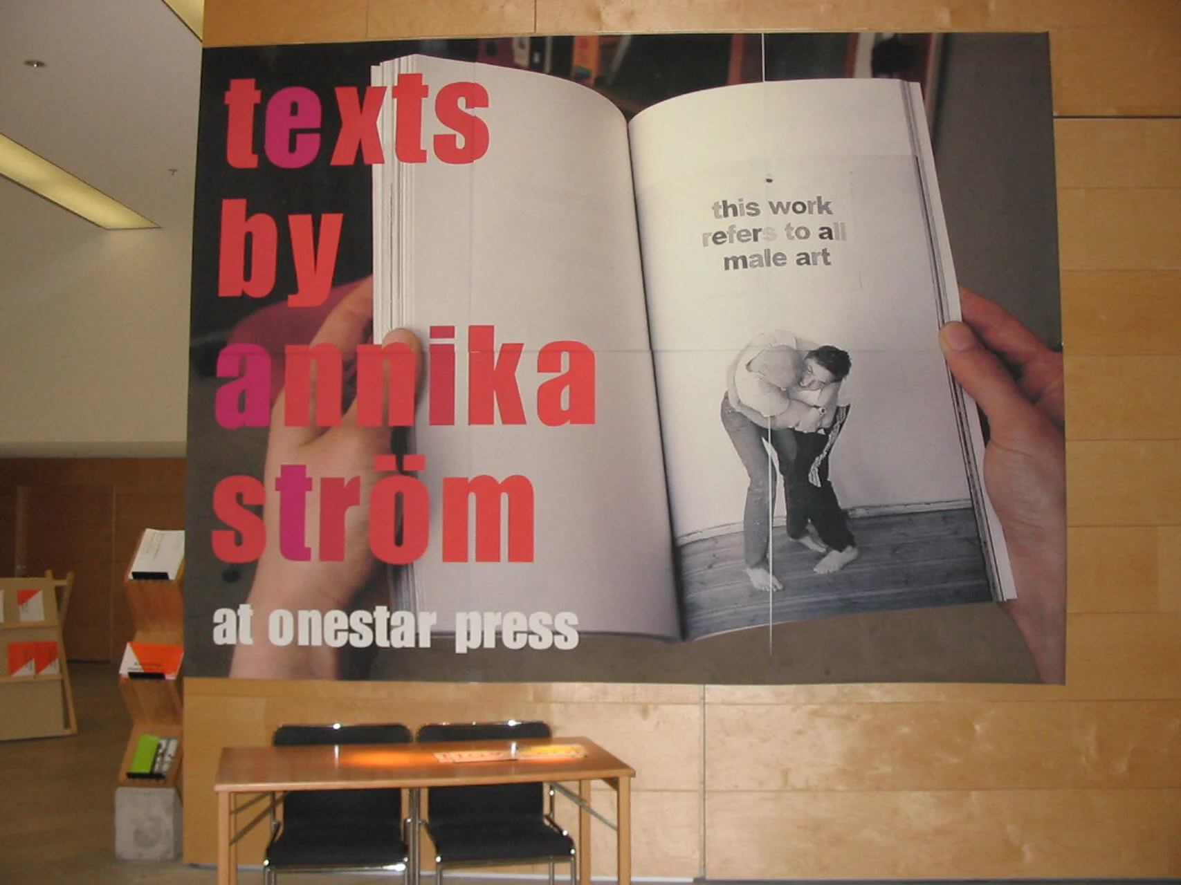  Book release at Moderna Museet Stockholm  