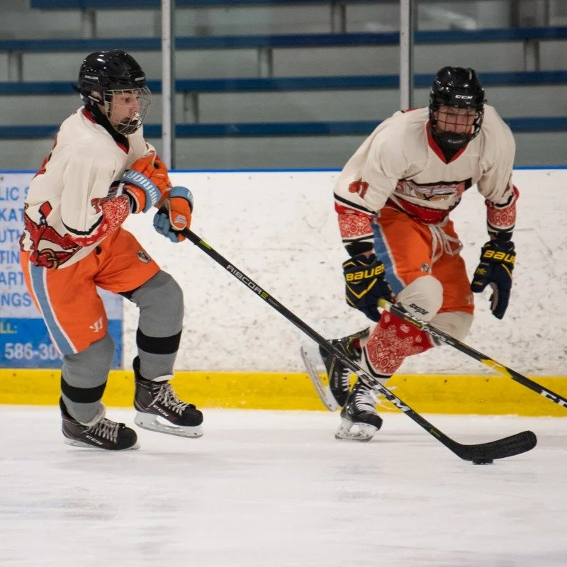 @franknazar14 and @camvansickle break for a 2v1.
.
In 2019, we introduced The Young Gunz &mdash; a group of elite 14U players thrown into competition against Junior, College, and Pro guys. 🔥 

Our focus was simple: develop through experience. Compet