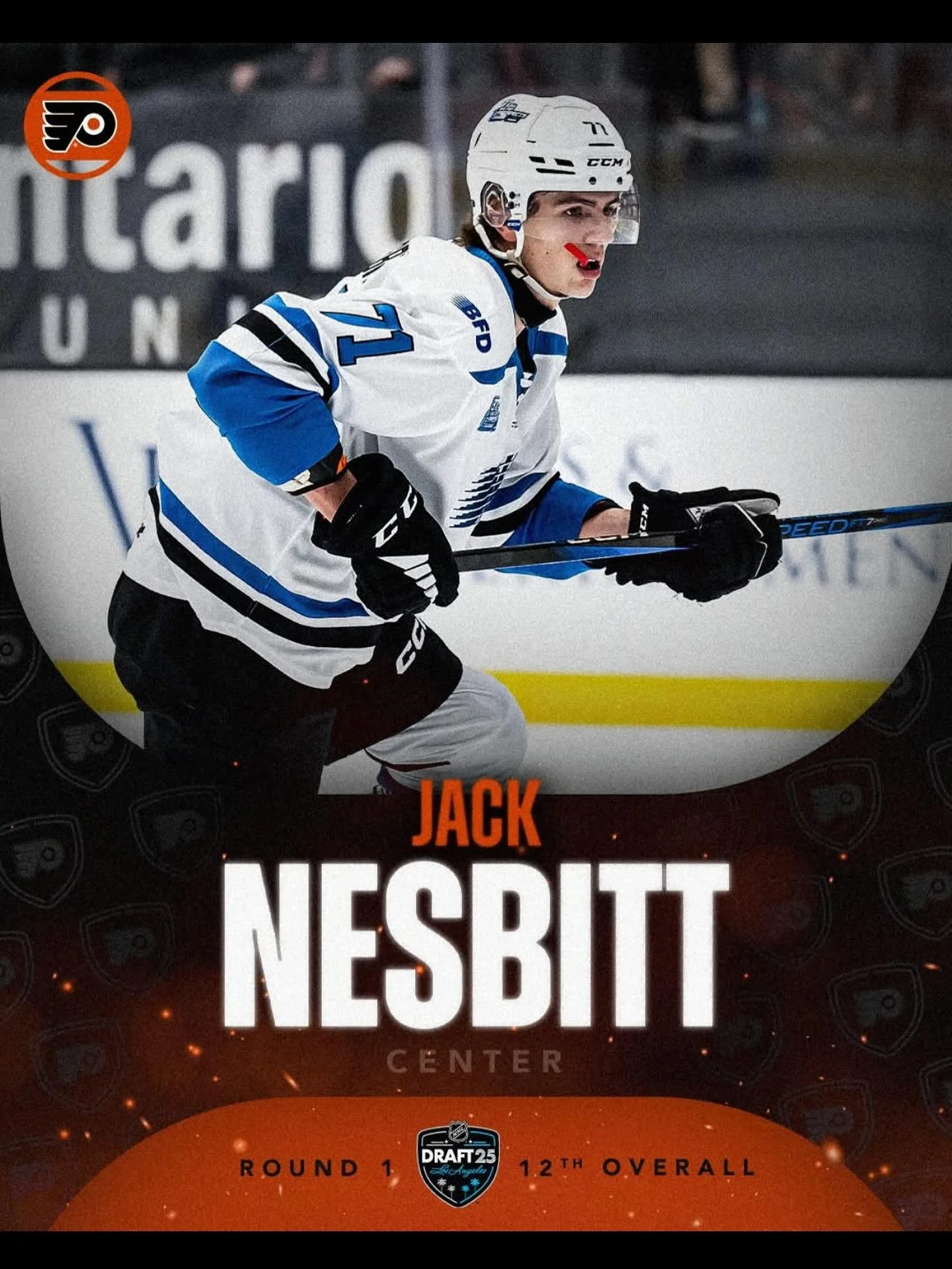 ✍️Congratulations to @jack.nesbitt71 of team @healthquest_pt . 

@philadelphiaflyers you picked a great one!
