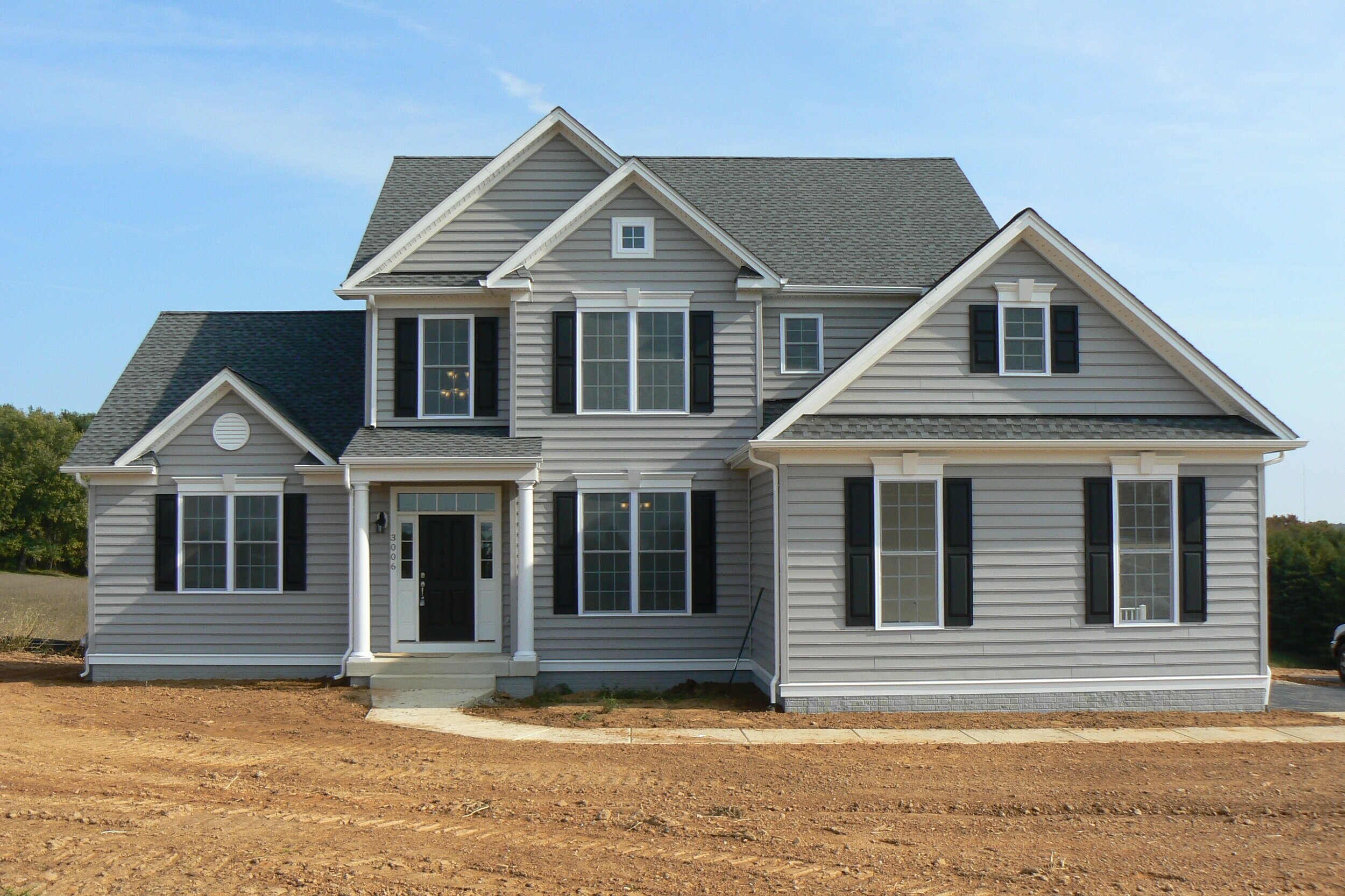 First level master bedroom floor plan Castle Rock Builders in Parkton MD.