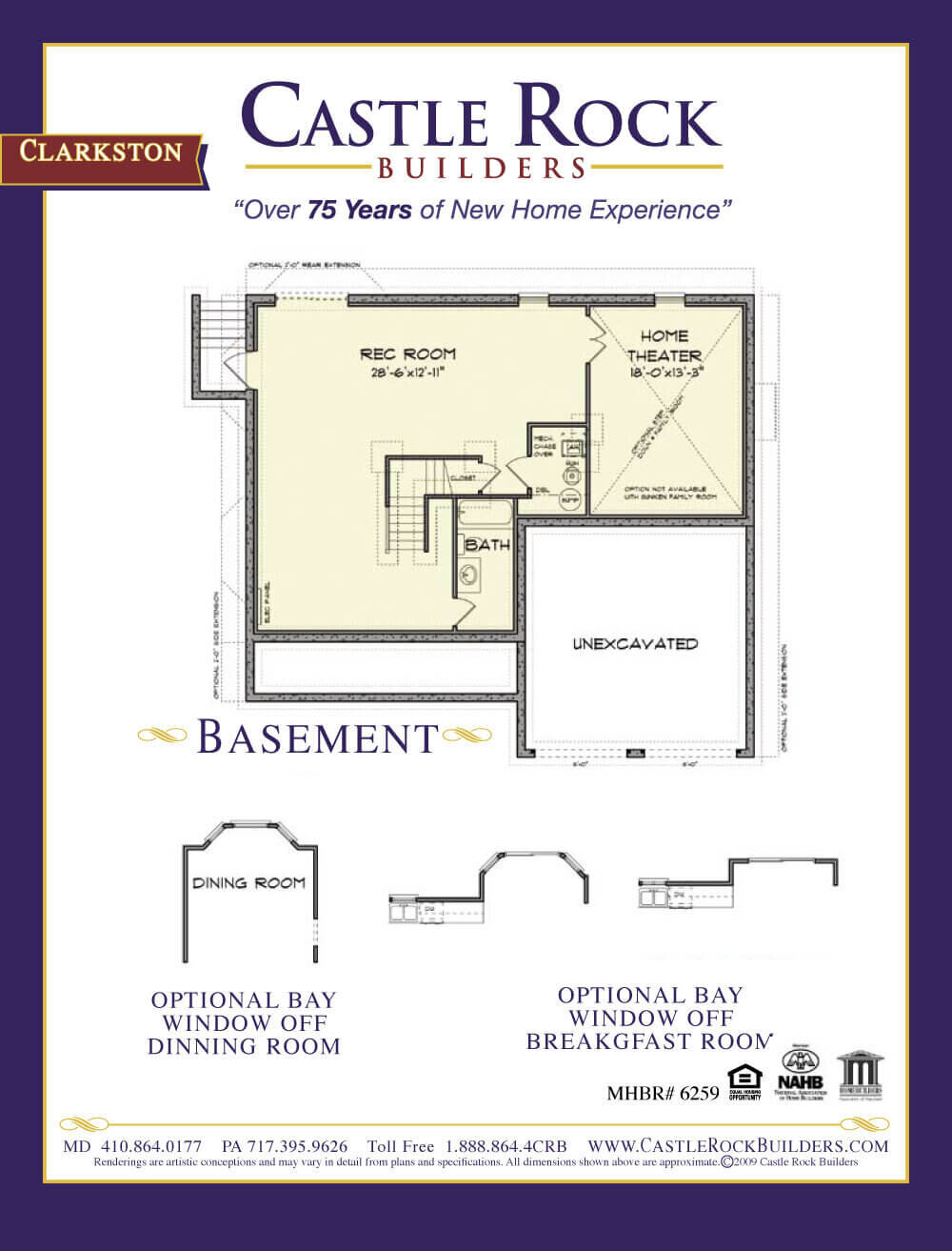 Clarkston plan basement