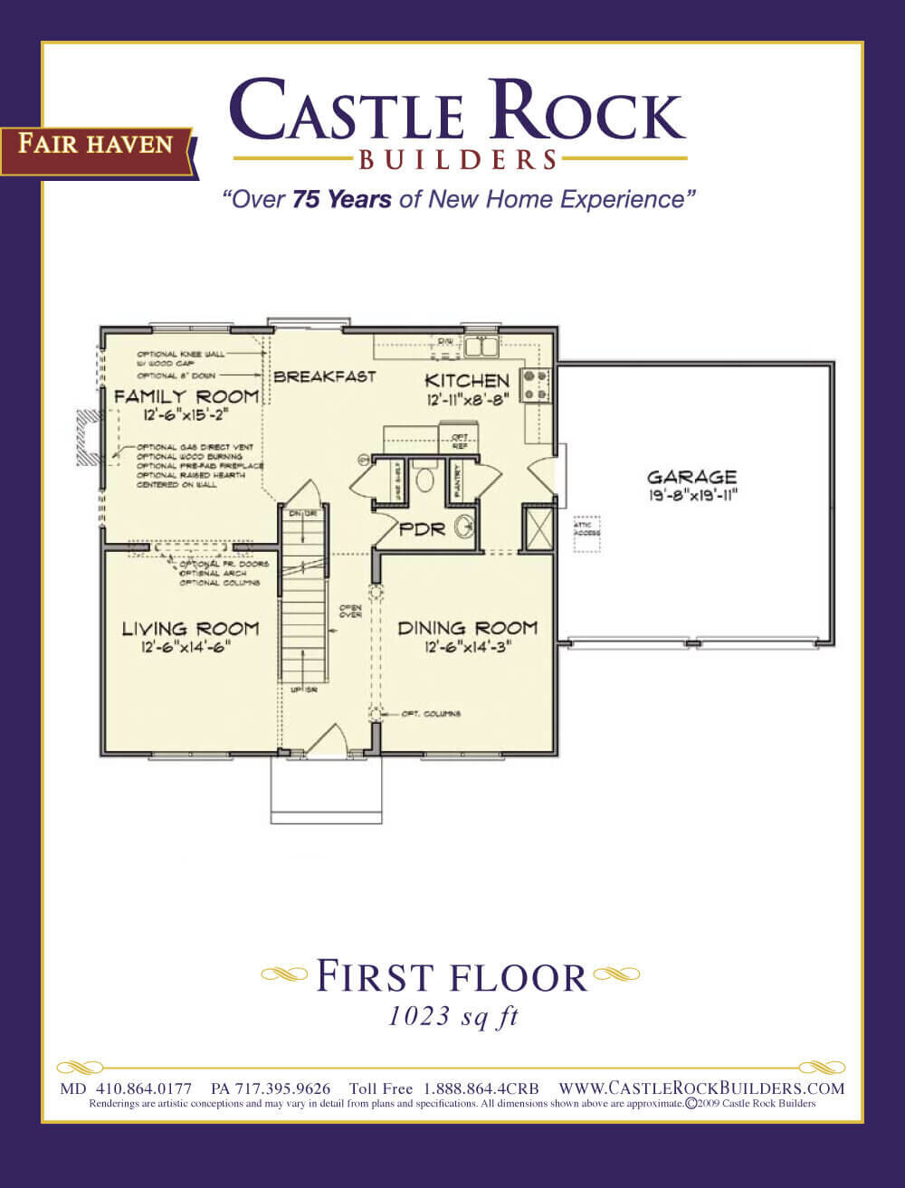 Fair Haven first level plan