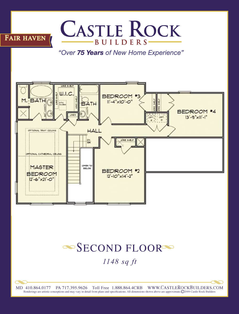 Fair Haven second level plan