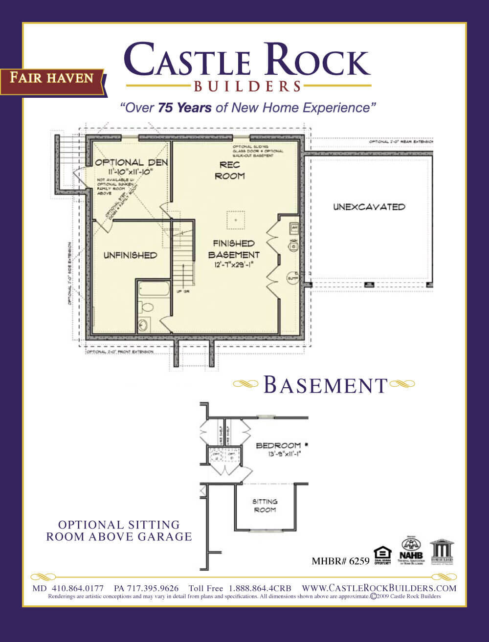Fair Haven basement plan