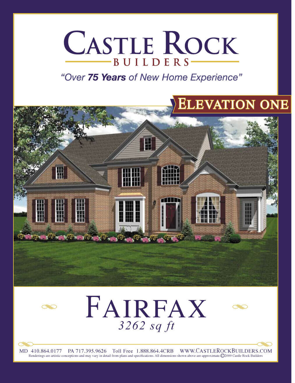 Fairfax new home plan