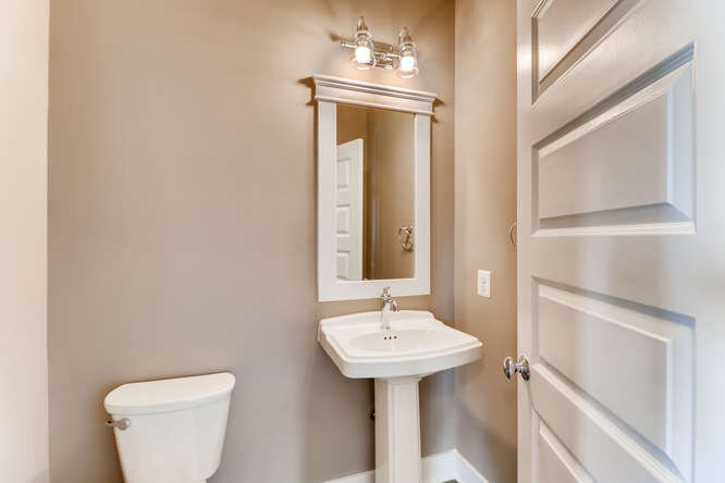 Powder room rancher custom built