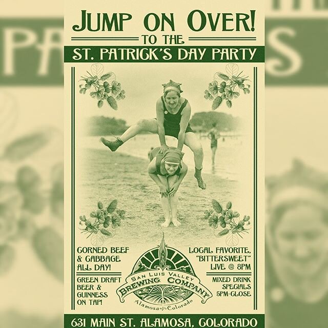 Join us on St. Patrick&rsquo;s Day! ☘️ Live music with local favorite Bittersweet starting at 8pm 🎶 Green beer along with food and drink specials 🍻 Hope to see you!  #stpatricksday #livemusic #localbrewpub #communityfocused #cornedbeefandcabbage #g