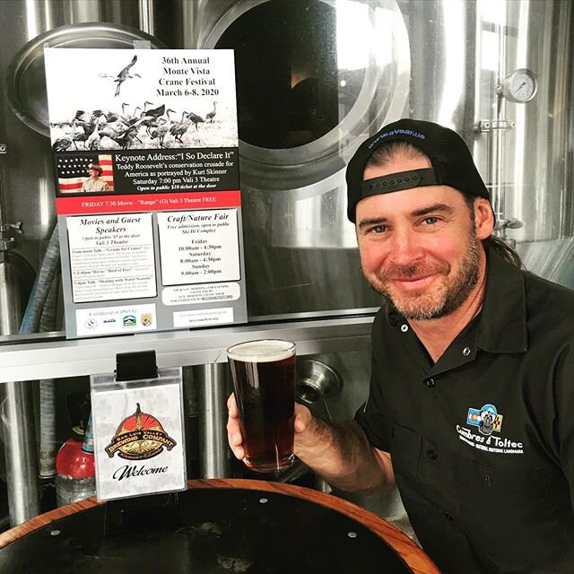 Crane-berry Amber is now on tap at $4 a pint all weekend to celebrate @mvcranefest 🍻 #craneberry #newbeerrelease #craftbeer #mvcranefest #localbrewpub #sanluisvalleybrewingcompany