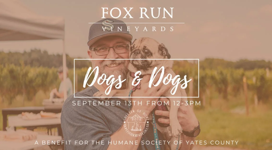 Dogs and Dogs at Fox Run Winery