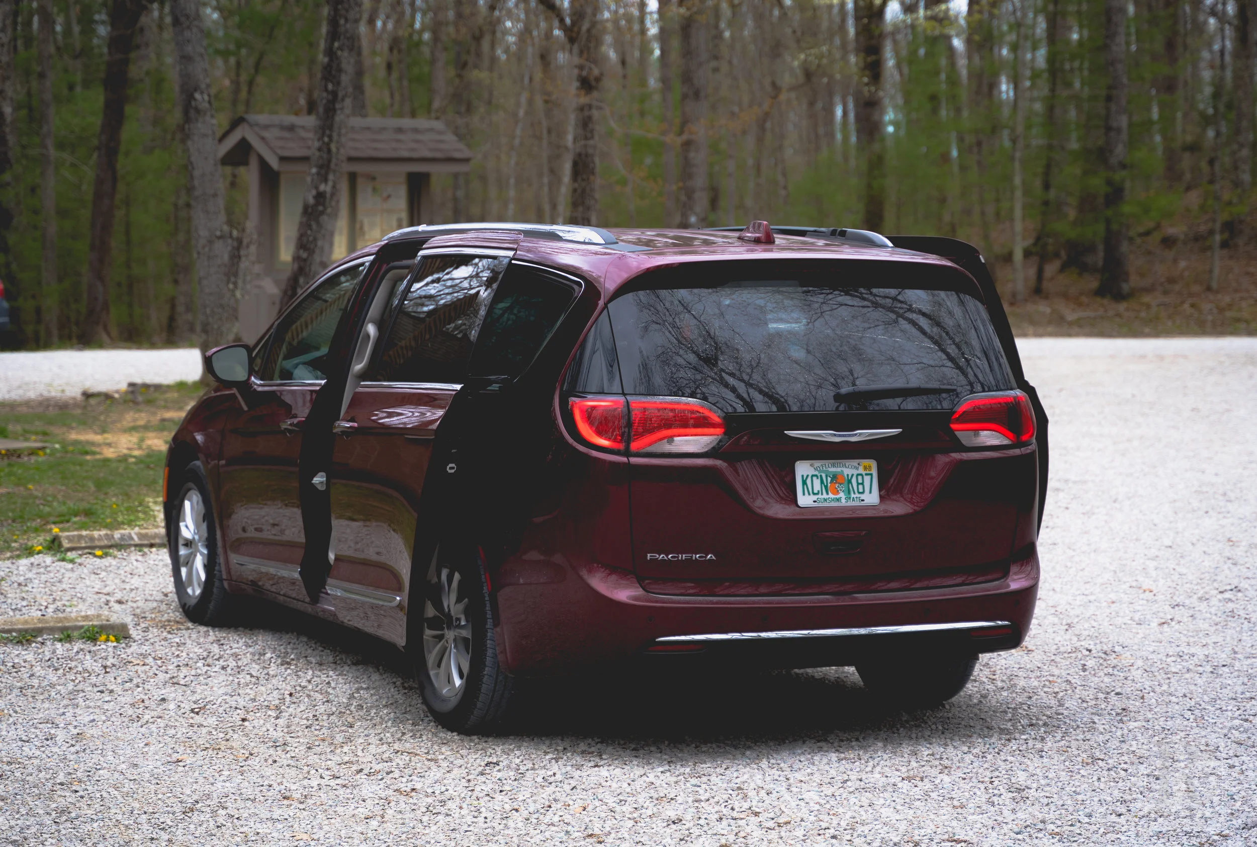 There it is… the unscathed family truckster.