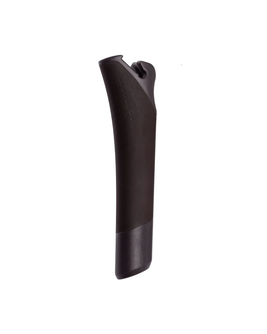 Sustainable injection moulded handle, made from polypropylene and TPE both containing Renol. Sustainable, CO₂-reducing and recyclable material. Lignin Industries.