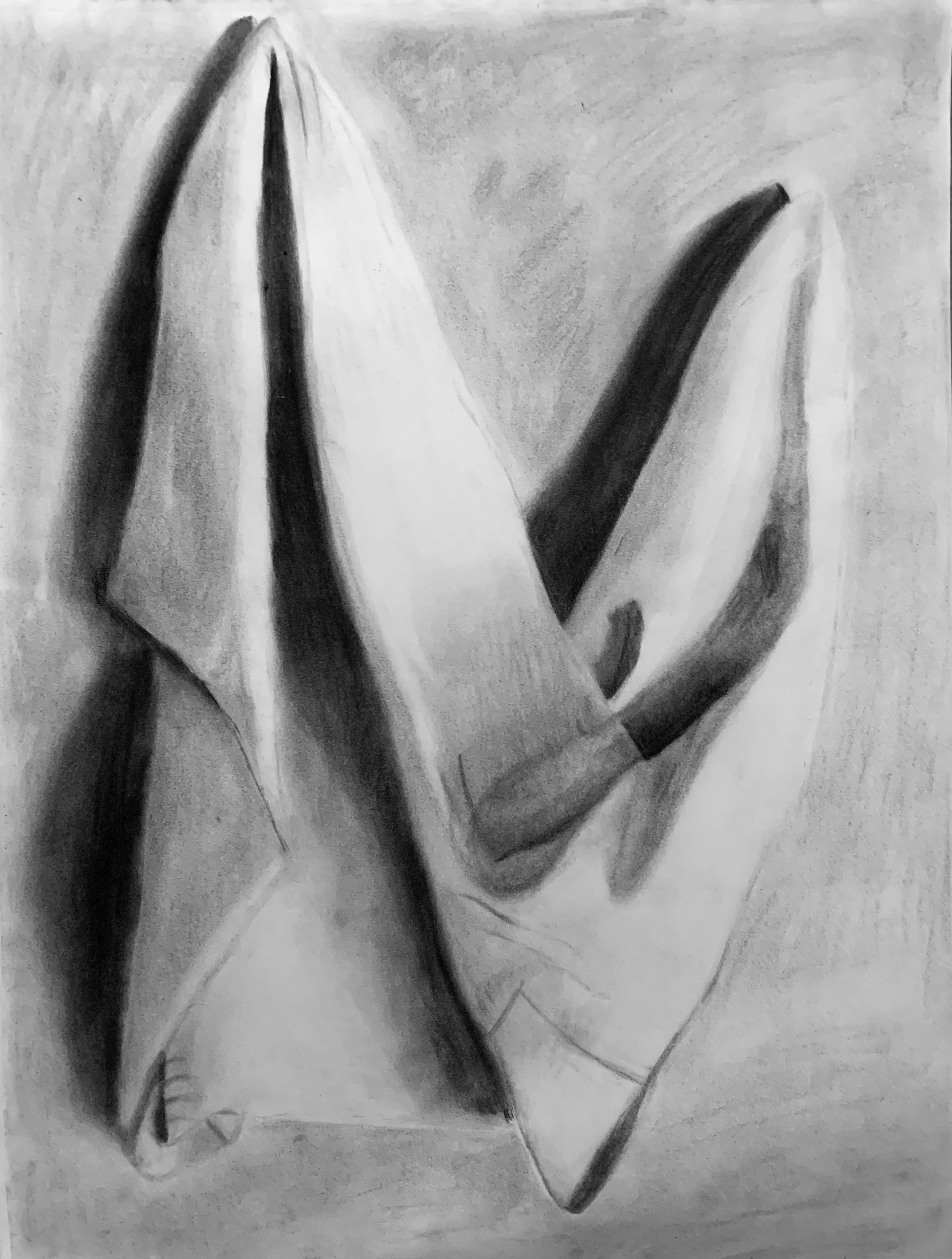  Charcoal drawing. 