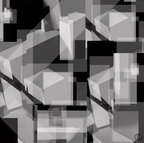 Panic Squares - White - by MBL