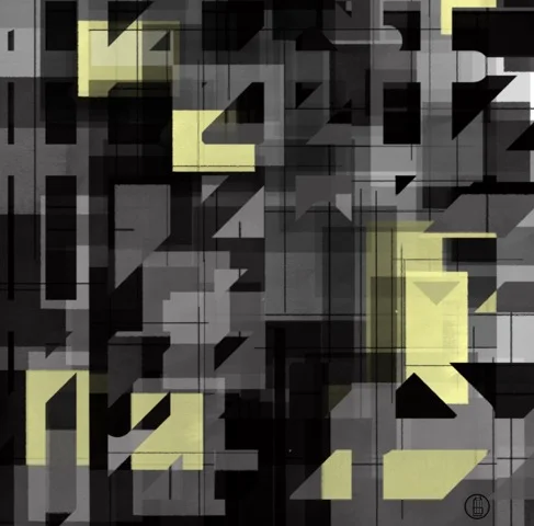 Panic Squares - Yellow - by MBL