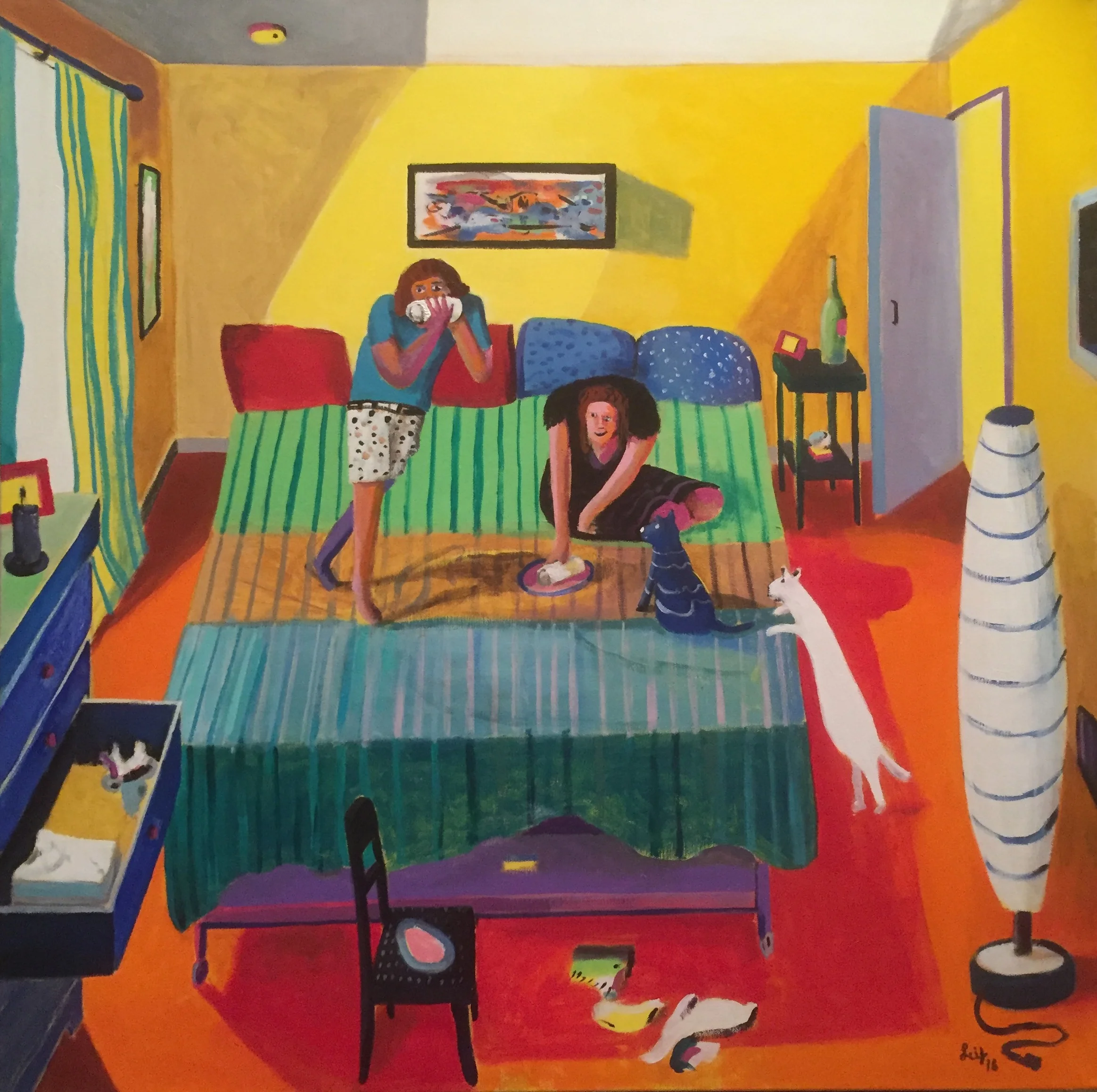 Eating Burritos in Bed by Leif Larson