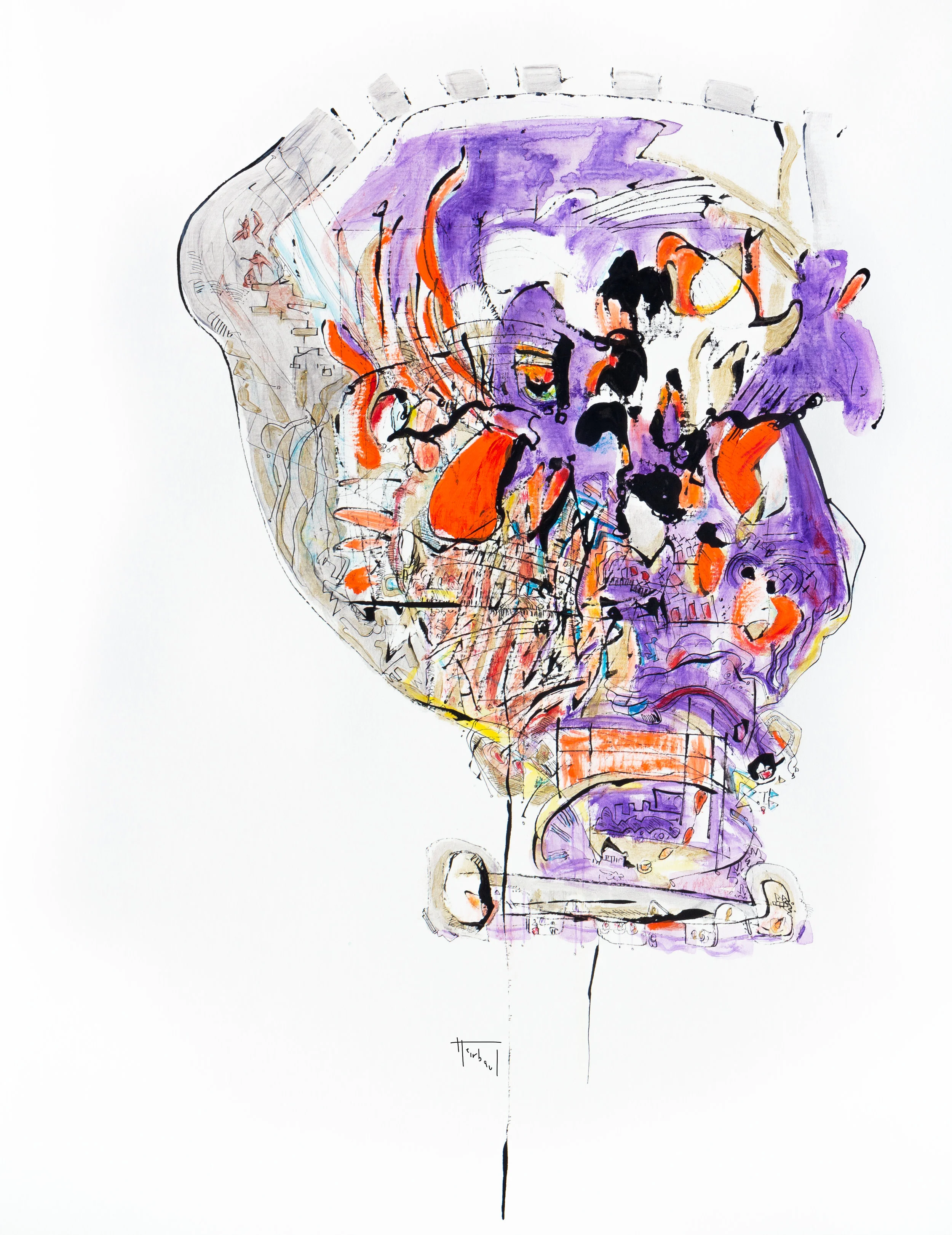 Heads on Fire 5 by Geert Heirbaut