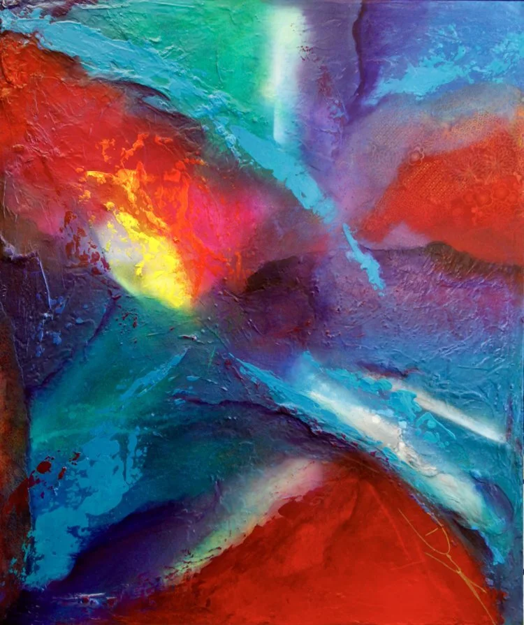 Evening Sky by Dana A. Kern$3,200.00Acrylic / Mixed Media on Canvas32” x 38”