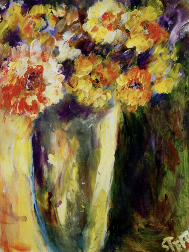 Orange Bliss by Samacca Art