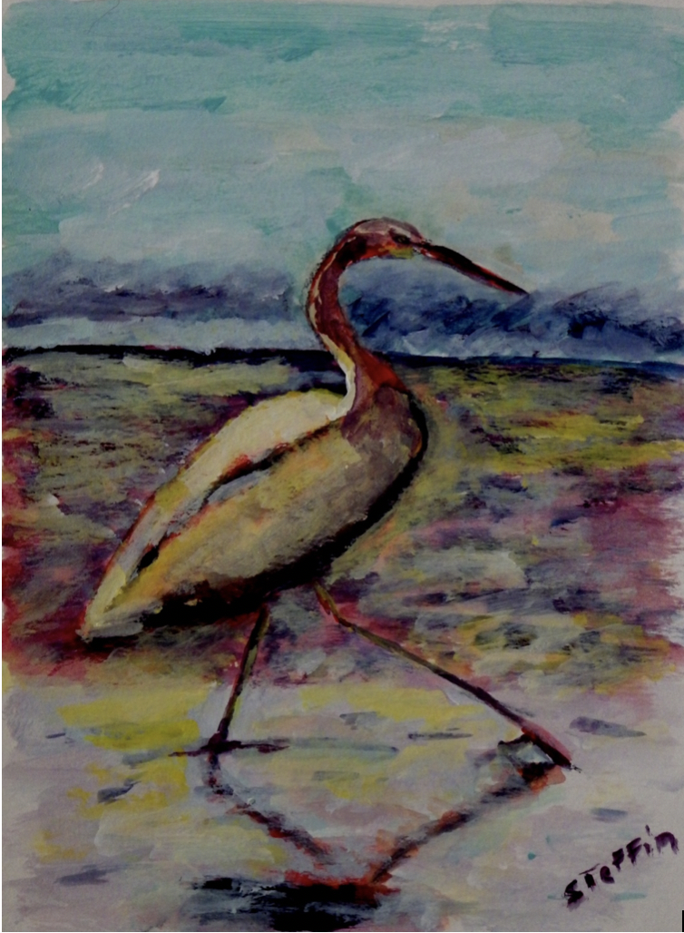 Running Bird by Samacca Art