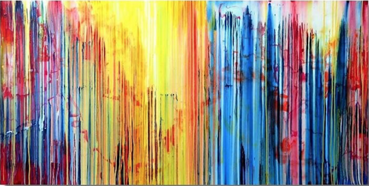 The Emotional Creation #174 by Carla Sá FernandesAcrylic on Canvas70” x 35”$4500