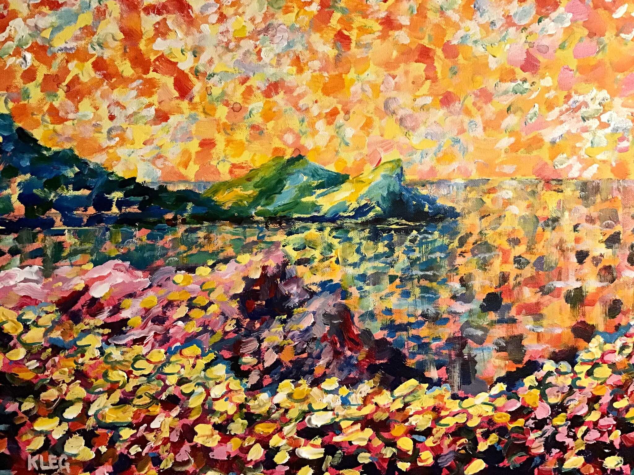 Orange by the Sea by Kristine Lou Gargaritano