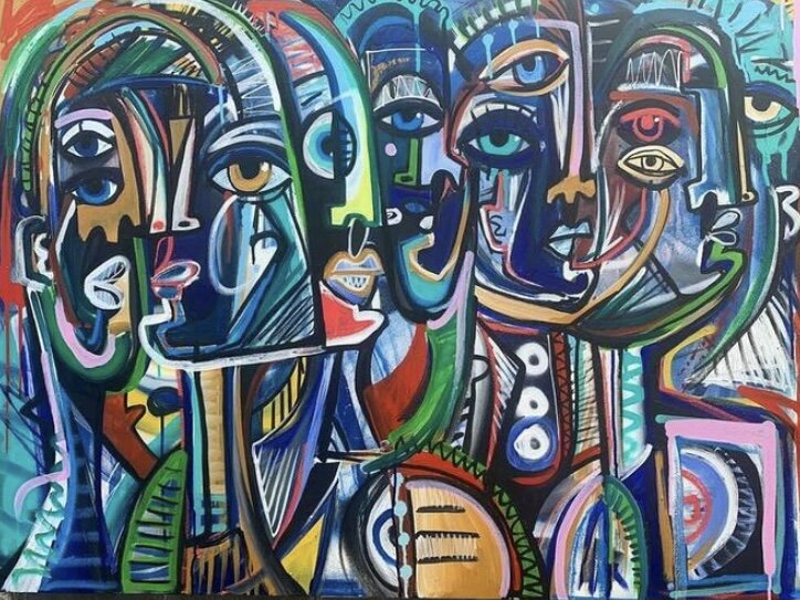 30 x 40 inMixed Media