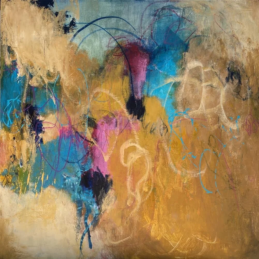 Listen To The ColorsAcrylic on canvas30” x 30”$1400