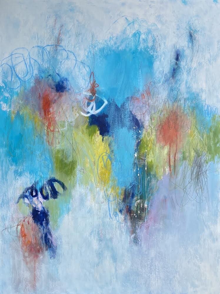 Easy To Be WithAcrylic on canvas30” x 40”$2000