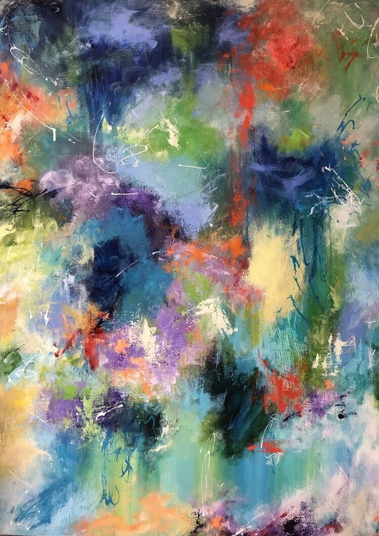 Free Spirit by Valerie Blauvelt $1,500.00Acrylic and Mixed Media on Canvas30” x 40”