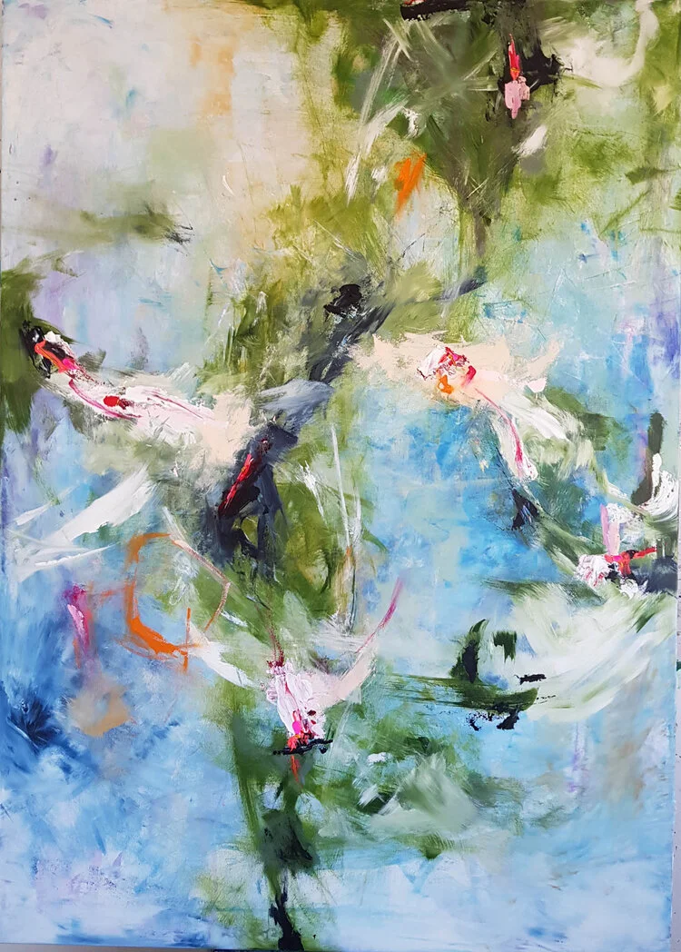 Elevate by Catherine Pennington-Meyer$2,050.00Acrylic and Ink on Stretched Canvas55” x 39”