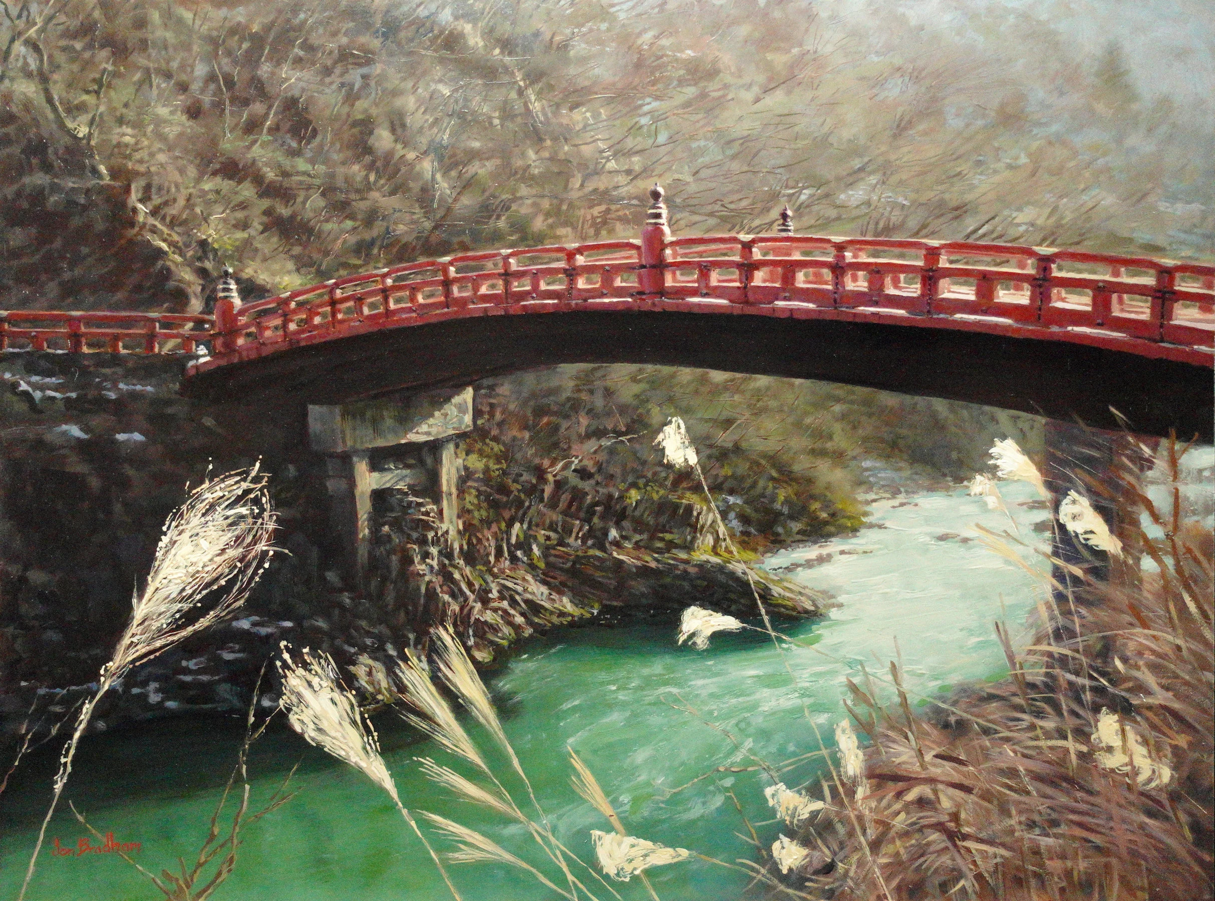 Nikko Bashi Studio Oil Painting by Jon Bradham.JPG