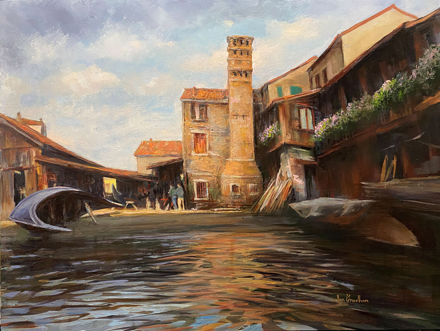 Venetian Gondola Workshop by Jon Bradham
