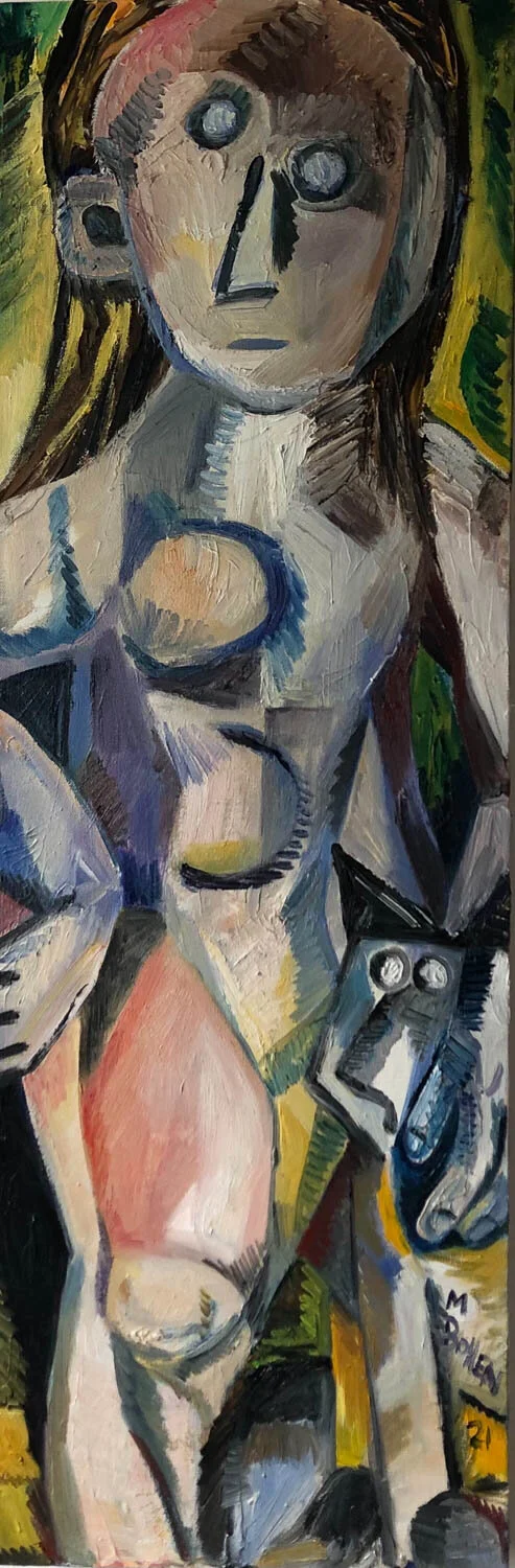 figure-with-cat