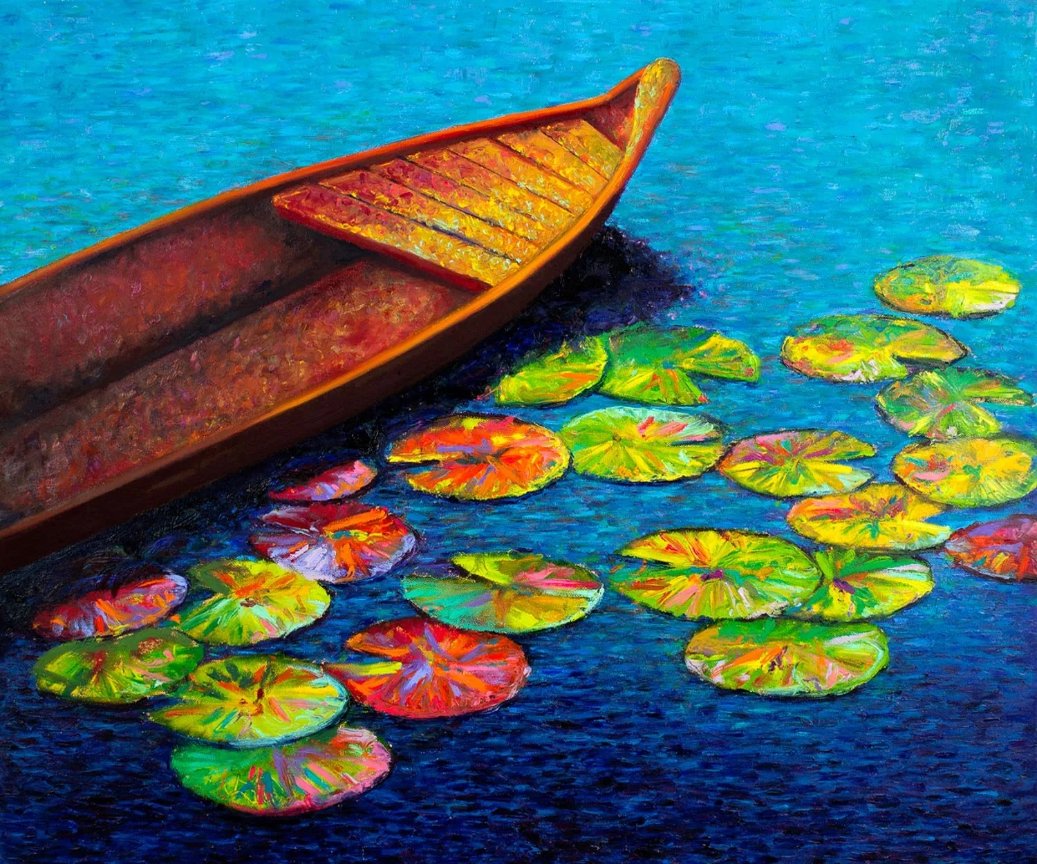 Lily Boat 35.5x29.5 $2200-2.jpg