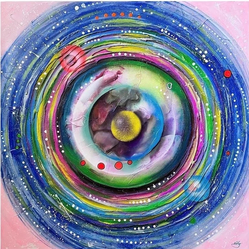 Connection 2 abstract painting