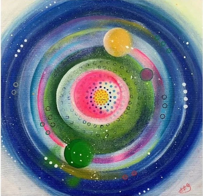 connection 1 abstract painting